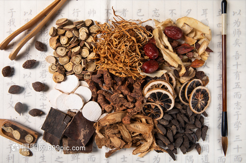 中藥與辦公用品 傳統(tǒng)與現(xiàn)代的奇妙交融